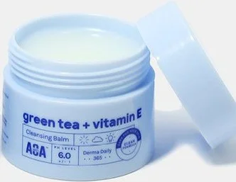 AOA Skin Green Tea + Vitamin E Cleansing Balm