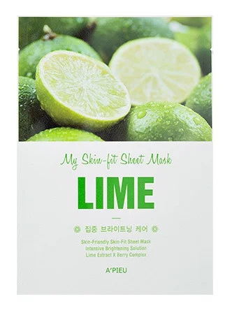 A'pieu My Skin-Fit Sheet Mask - Lime