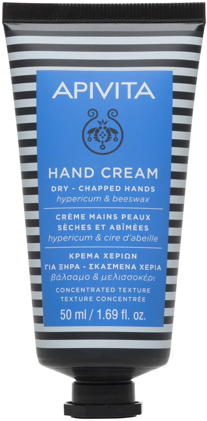 kem dưỡng da tay Apivita Hand Cream Dry - Chapped Hands Hypericum & Beeswax