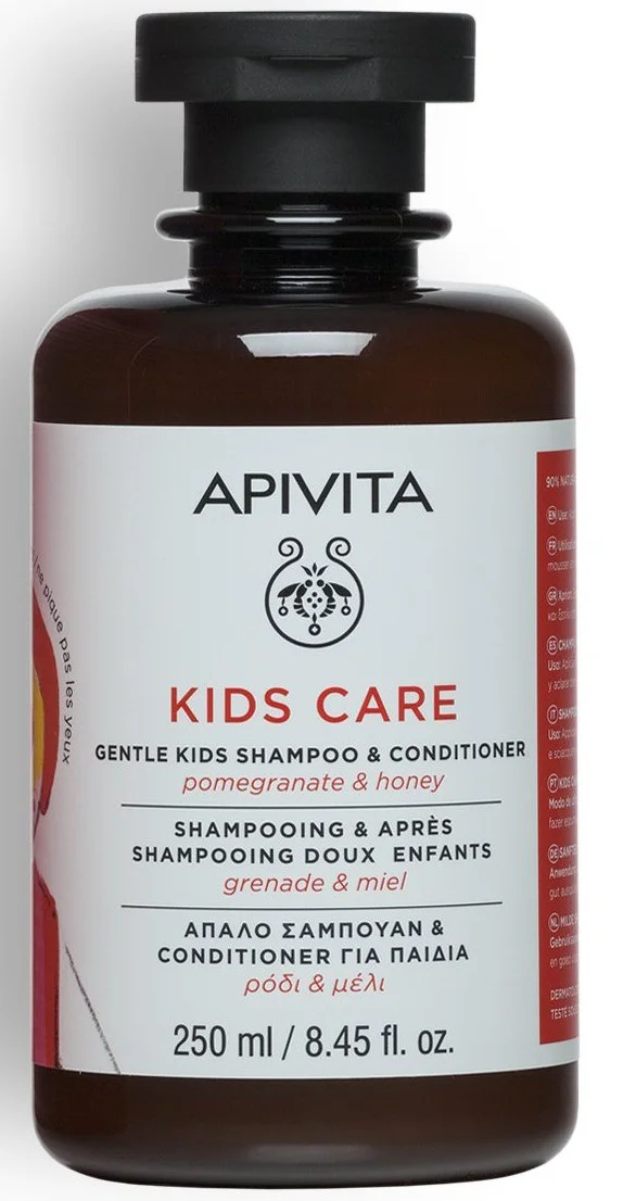 Dầu xả Apivita Kids Care Gentle Shampoo & Conditioner