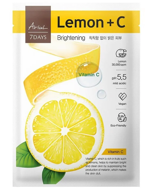 Mặt nạ Ariul 7 Days Mask Lemon + C