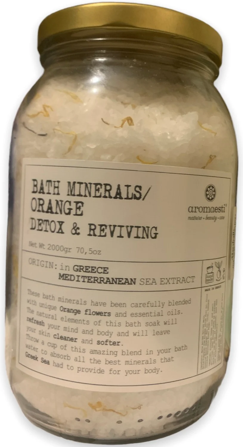 Aromaesti Bath Minerals/ Orange Detox & Reviving