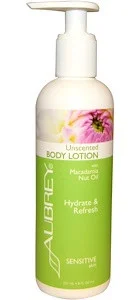 Aubrey Organics Body Lotion With Macadamia Nut Oil, Unscented