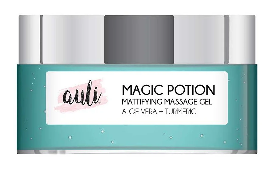 Auli Magic. Potion Mattifying Massage Gel With Aloe Vela And Turmeric