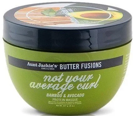 Aunt Jackie's Not Your Average Curl Mascarilla De Proteína De Bambú Y Aguacate.