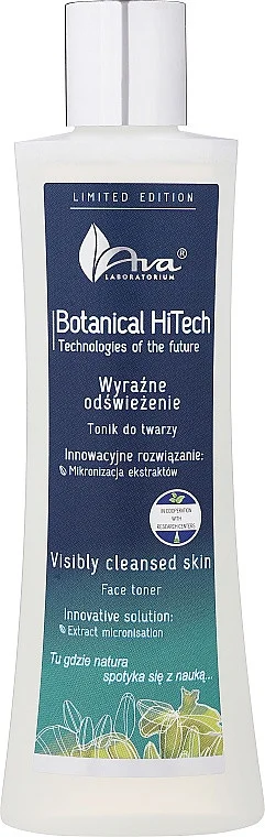 Nước hoa hồng Ava Laboratorium Botanical HiTech Visibly Cleansed Skin Face Toner