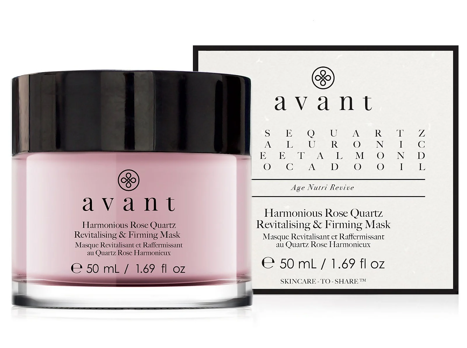 Avant Skincare Harmonious Rose Quartz Revitalising and Firming Mask