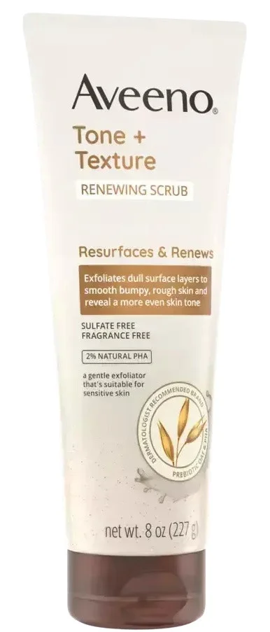 Aveeno Tone + Texture Renewing Body Scrub