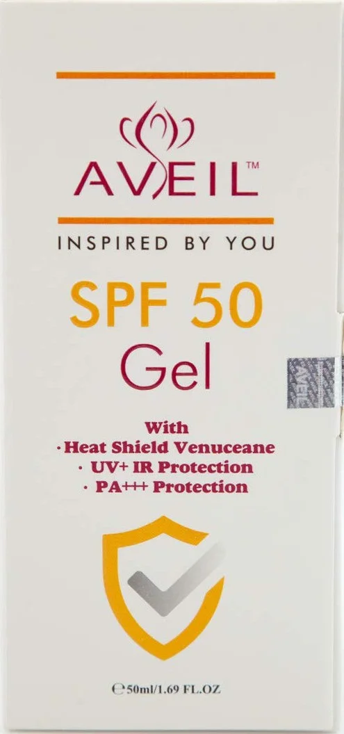 Aveil Spf 50 Gel With Heatshield Sunscreen For Normal To Oily Skin