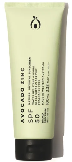 AVOCADO ZINC SPF 50 Natural Physical Sunscreen
