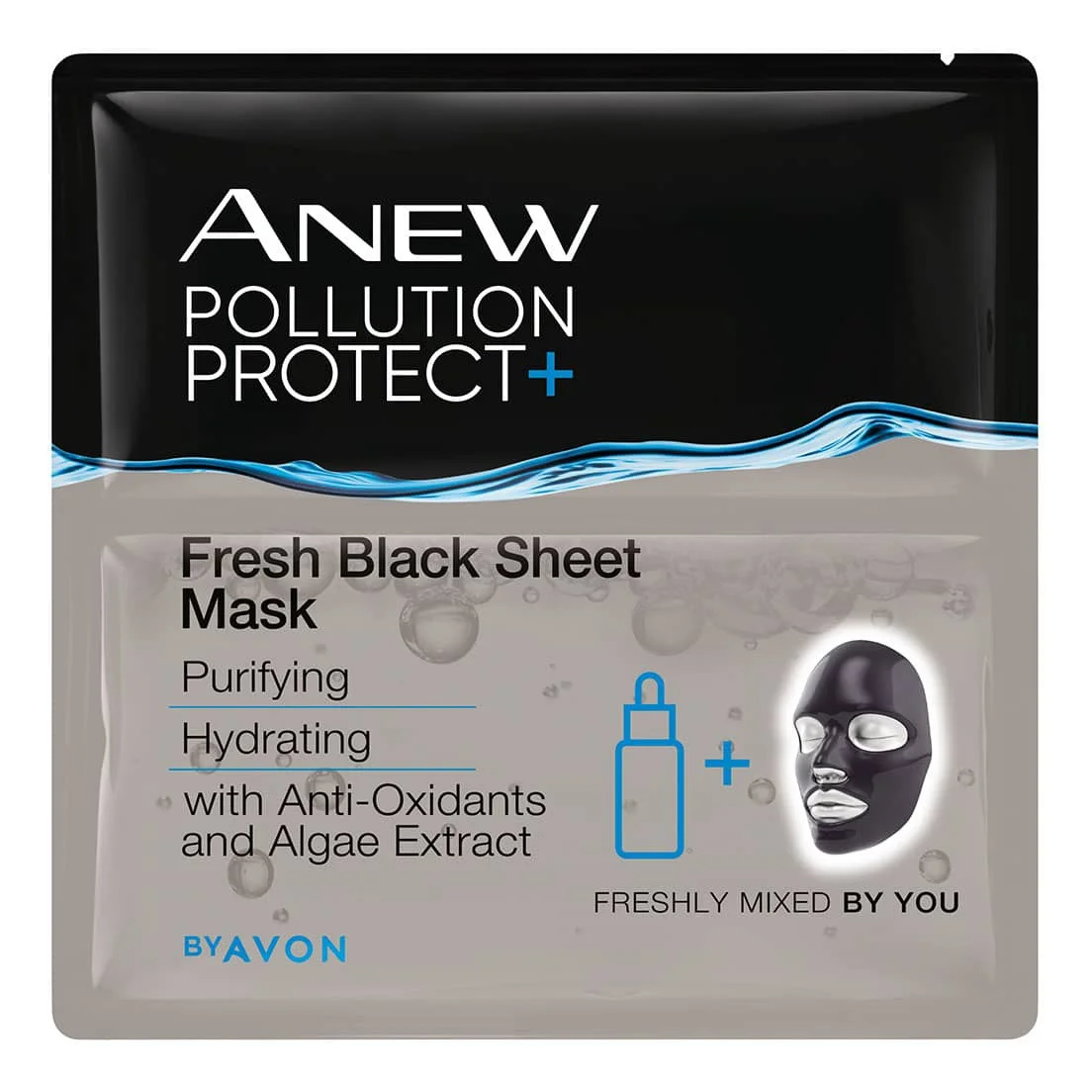 Mặt nạ Avon Anew Fresh Black Sheet Mask