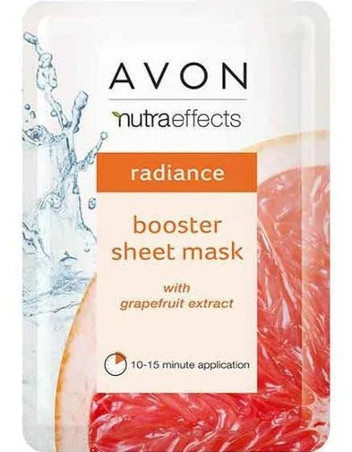 Avon Nutra Effects Radiance Booster Sheet Mask