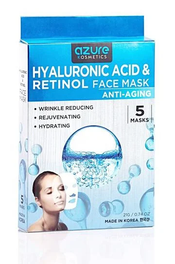 Azure Hyaluronic Acid & Retinol Anti Aging Sheet Face Mask