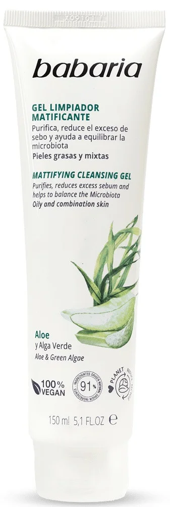 Babaria Gel limpiador matificante