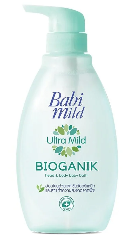 Babi Mild Ultra Mild Bioganik Head And Body Baby Bath