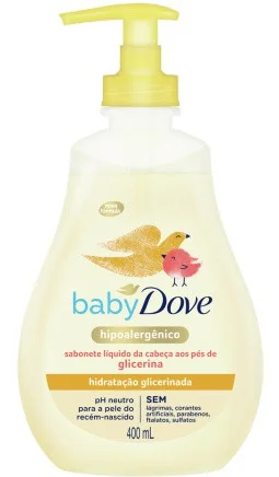 Sữa tắm dịu nhẹ cho bé Baby Dove Hidratação Glicerinada