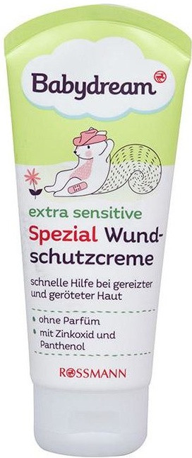 Babydream Extra Sensitive Panthenol Wundschutzcreme Von Rossmann Thành phần Babydream Extra Sensitive Spezial Wundschutzcreme