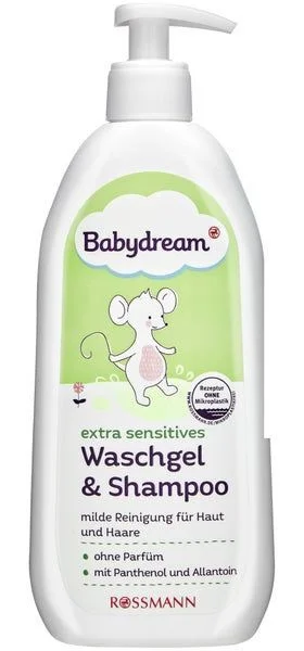Dầu gội Babydream Extra Sensitives Waschgel & Shampoo