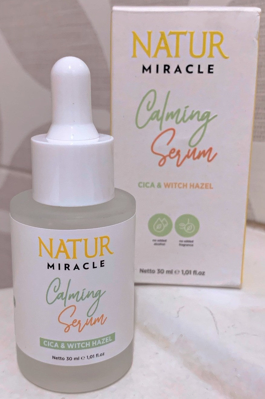 Full ingredients list Natur Miracle Calming Face Serum Cica