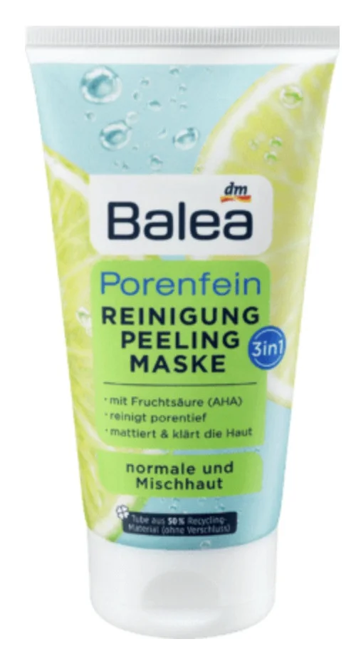Balea Porenfein 3In1 Reinigung Peeling Maske