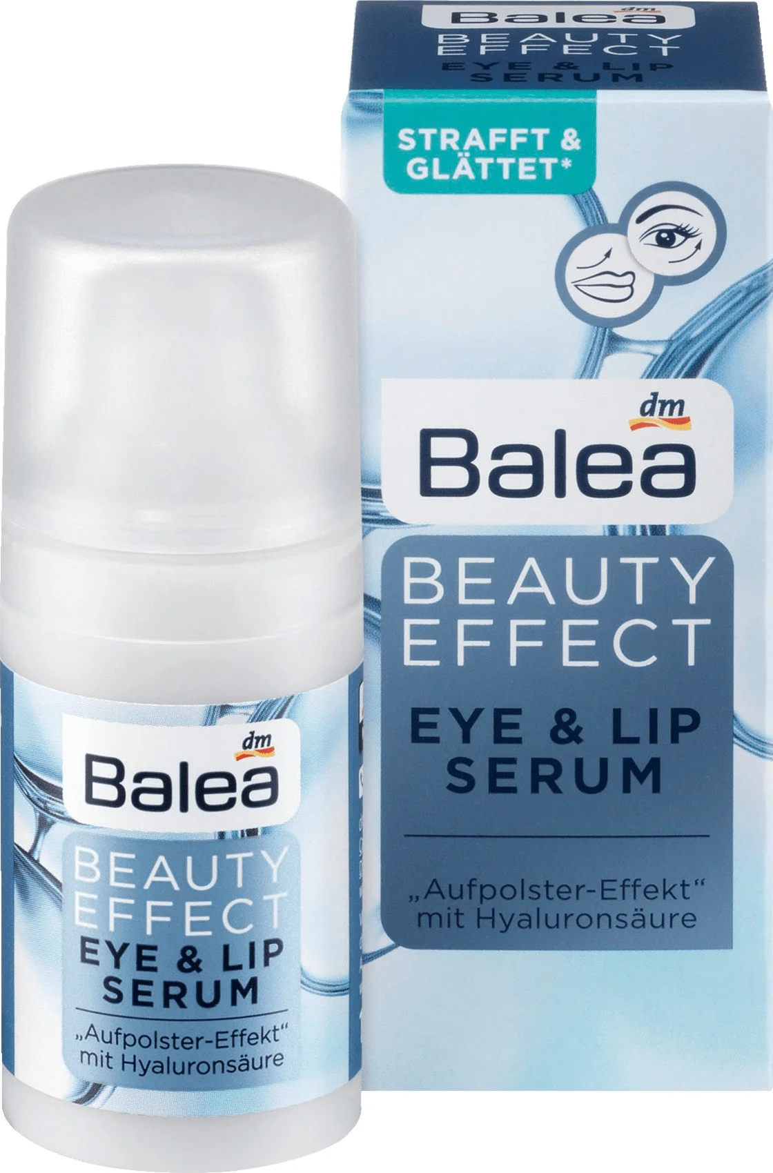 Tinh chất Balea Beauty Effect Eye & Lip Serum