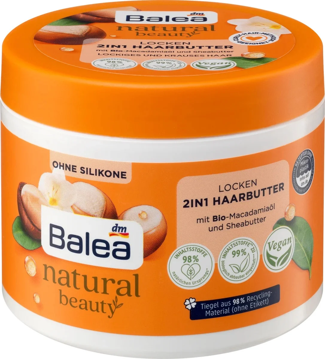 Balea Natural Beauty Locken 2in1 Haarbutter balea-natural-beauty-locken-2in1-haarbutter