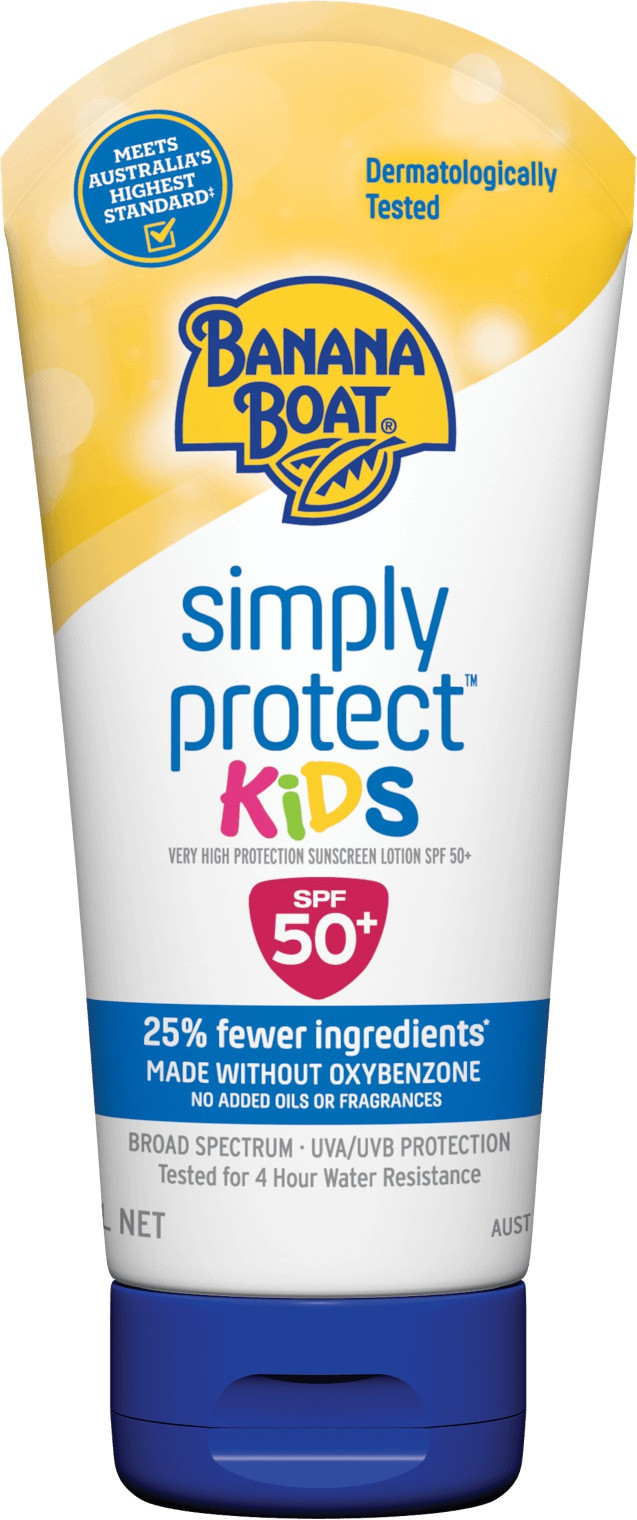 Full ingredients list Banana Boat Simply Protect Kids