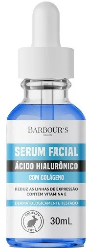 Tinh chất Barbour’s Beauty Serum Facial Ácido Hialurônico Com Colágeno