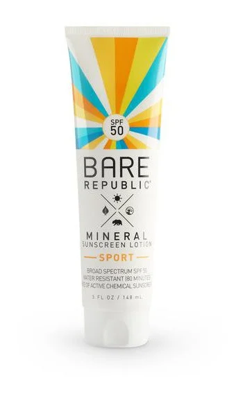 Sữa dưỡng Bare Republic Mineral Spf Sport Sunscreen Lotion