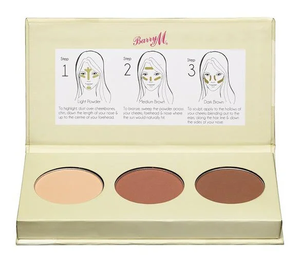 Phấn tạo khối Barry M Chisel Cheeks Contour Kit