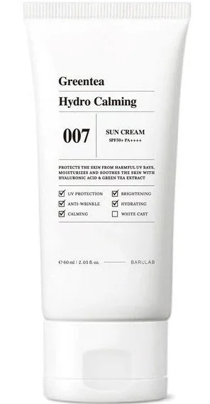 Kem Barulab Green Tea Hydro Calming Sun Cream SPF 50+ PA++++