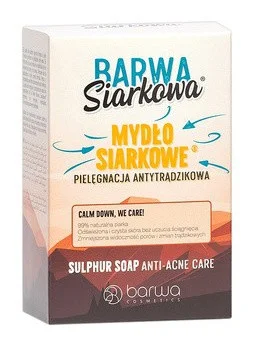 Barwa Mydło Siarkowe Antytrądzikowe Barwa Siarkowa