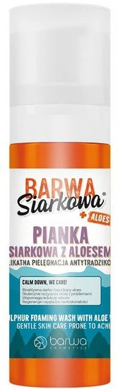 Barwa Pianka Myjąco-łagodząca Z Aloesem Barwa Siarkowa + Aloes