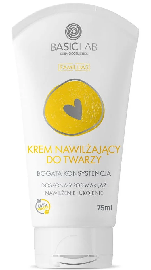 Kem Basiclab Famillias Moisturizing Face Cream Rich Texture