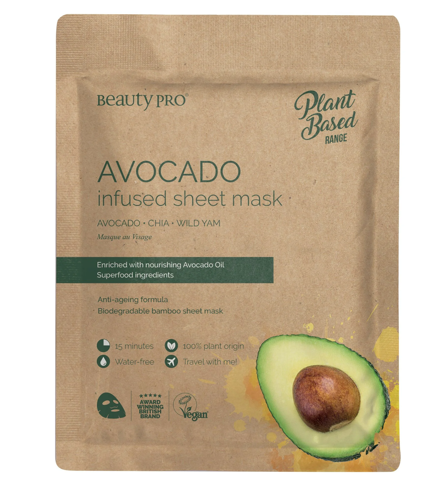 Mặt nạ Beauty Pro Avocado Infused Sheet Mask