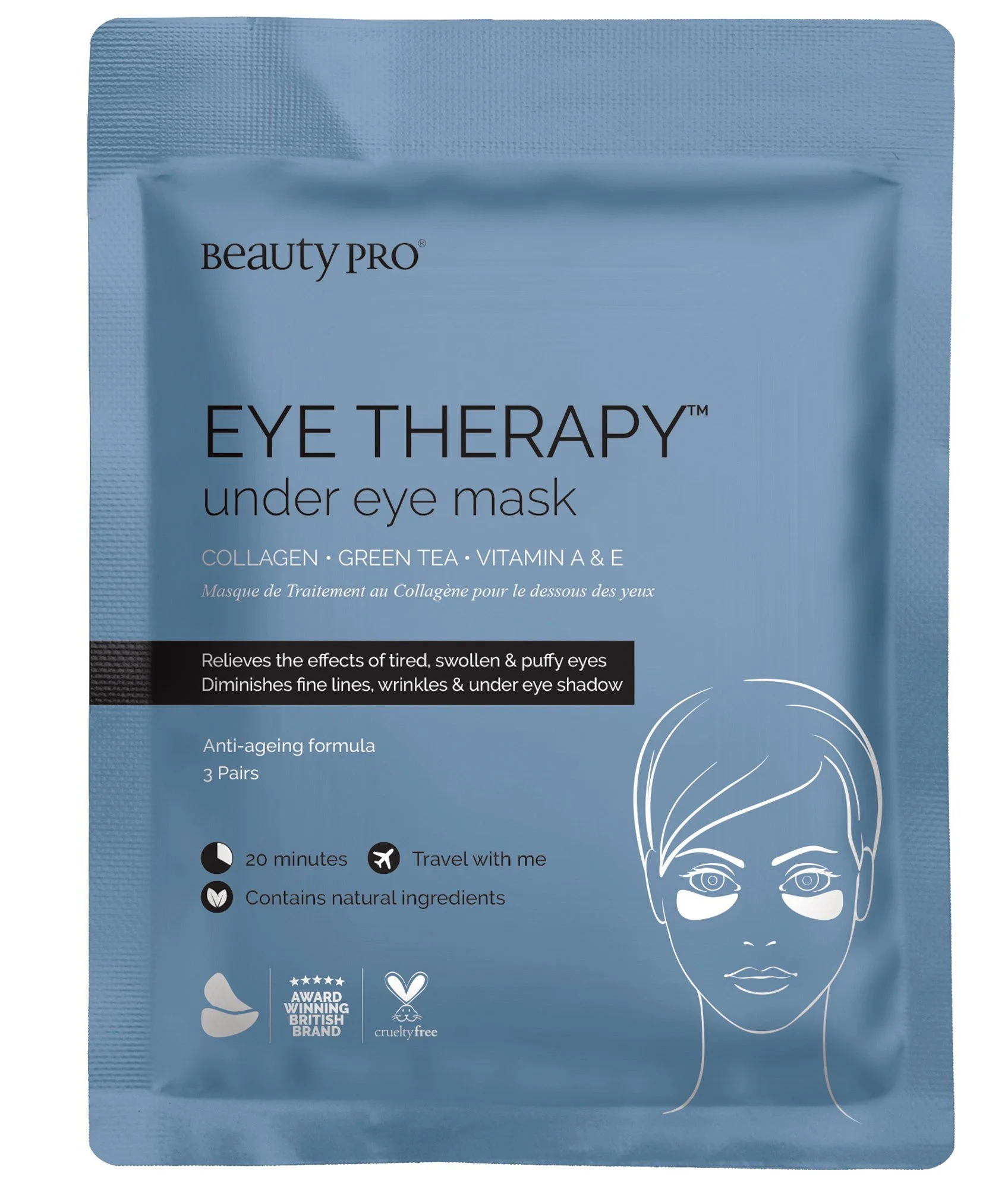 Mặt nạ Beauty Pro Eye Therapy Under Eye Mask