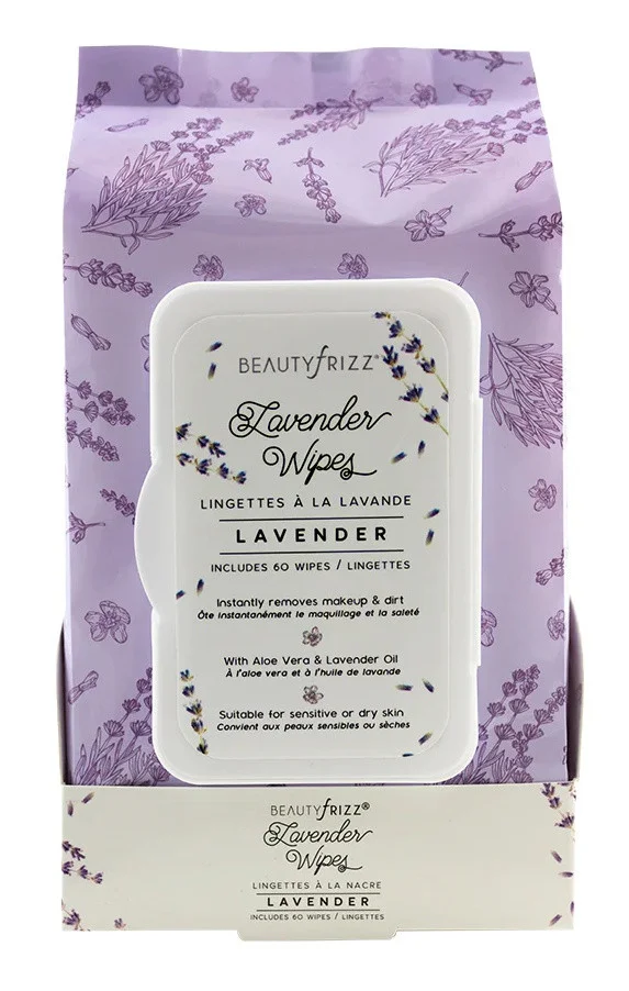 Khăn ướt Beautyfrizz Lavender Wipes