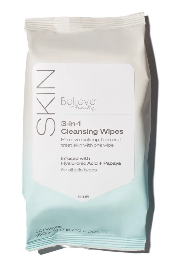Khăn ướt tẩy trang Believe Beauty 3-in-1 Cleansing Wipes