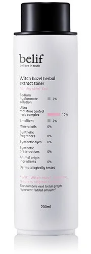 belif Witch Hazel Herbal Extract Toner