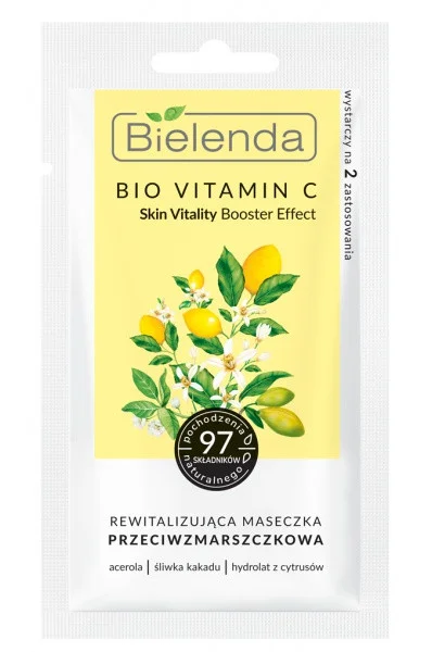 Bielenda Bio Vitamin C Skin Vitality Booster Effect Revitalizing Mask