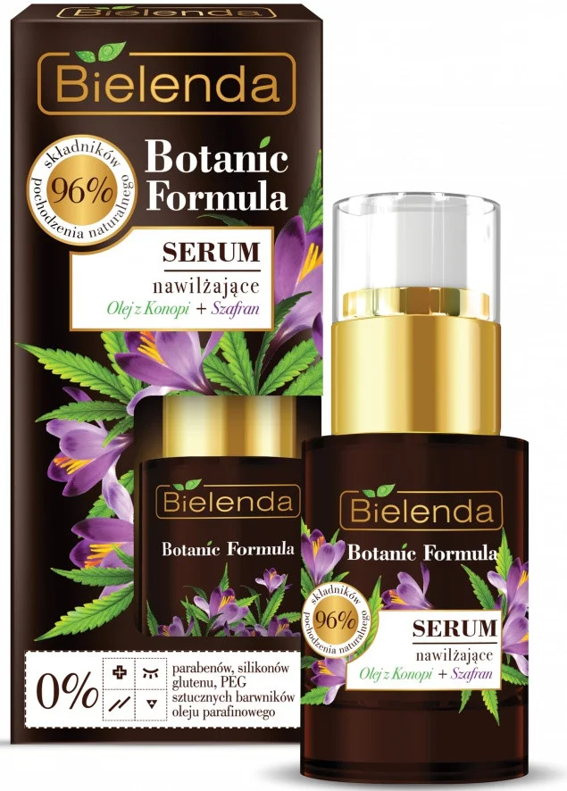 Dưỡng ẩm Bielenda Botanic Formula Hemp Oil + Saffron Moisturizing Face Serum