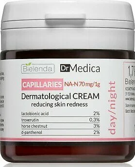 Bielenda Dr Medica | Capillaries | Dermatological Cream Reducing Skin Redness
