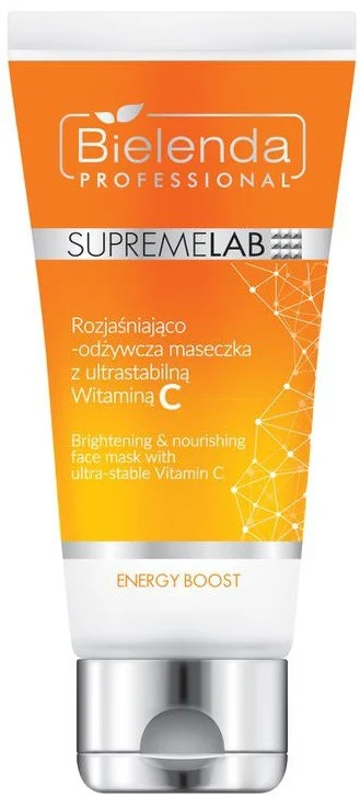 Bielenda professional Supremelab Energy Boost Rozjaśniająco-odżywcza Maseczka Z Ultrastabilną Witaminą C