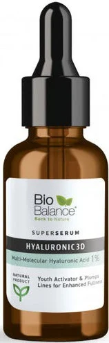 Tinh chất BioBalance Hyaluronic 3d - Multi-molecular Hyaluronic Acid 15% Super Serum