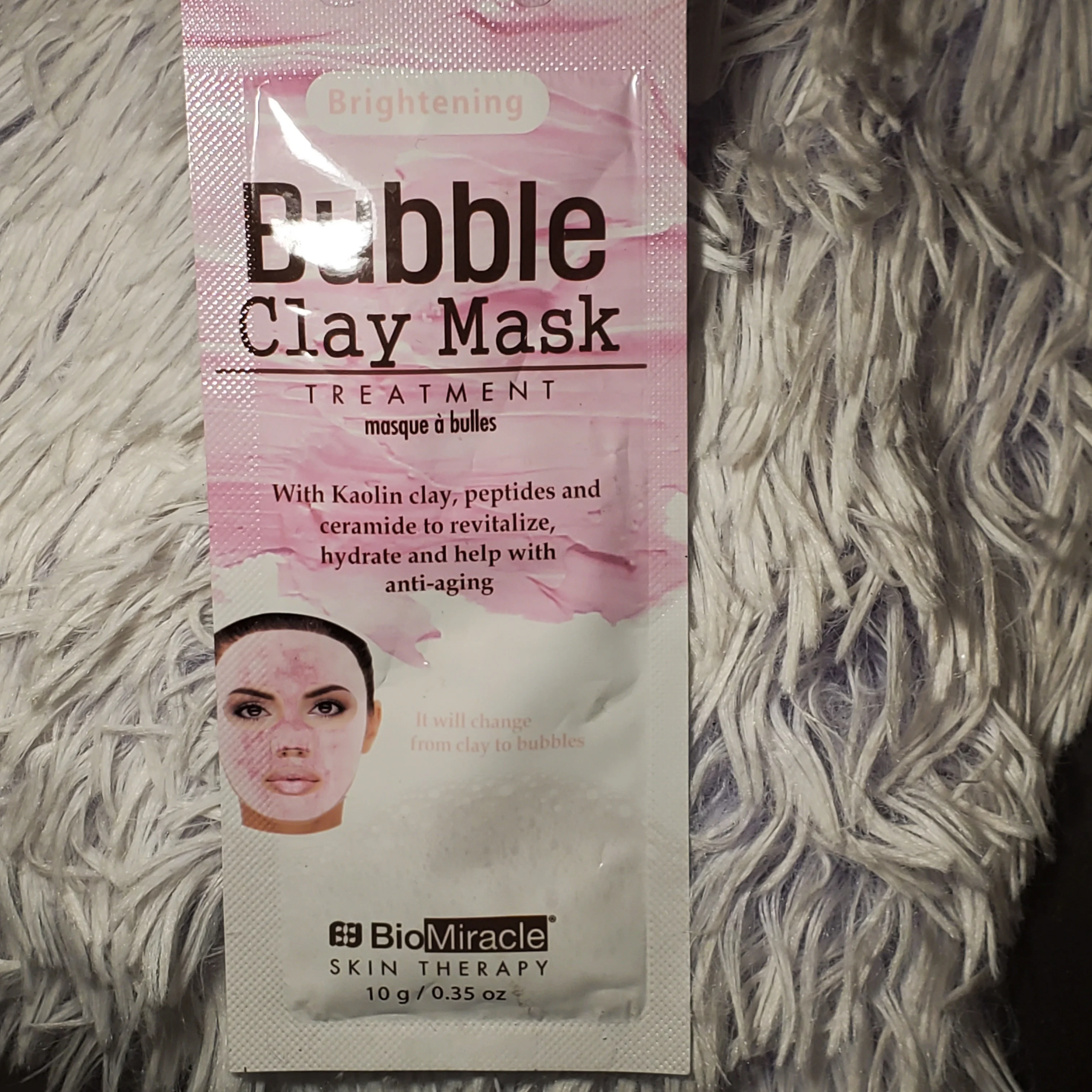 Mặt nạ BioMiracle Skin Therapy Brightening Bubble Clay Mask Treatment
