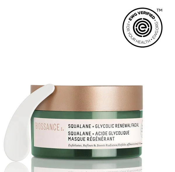 Biossance Squalane + Glycolic Renewal Facial