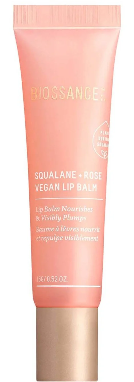 Son dưỡng Biossance Squalane + Rose Vegan Lip Balm