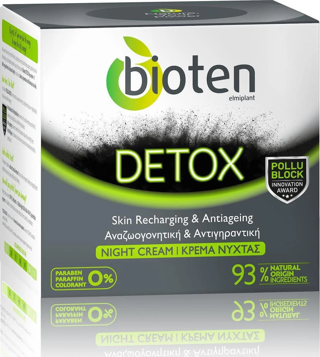 Kem dưỡng ban đêm Bioten Detox Night Cream Skin Recharging And Anti-Ageing