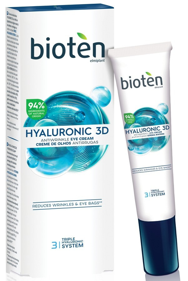 Full ingredients list Bioten Hyaluronic 3D Eye Cream