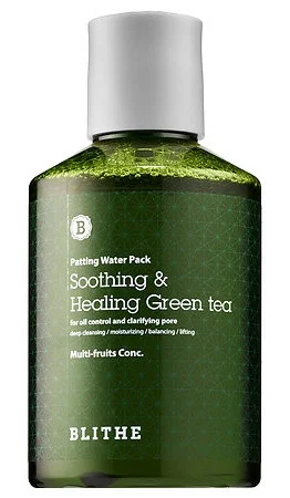 Mặt nạ BLITHE Patting Splash Mask - Soothing & Healing Green Tea